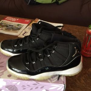 Youth Black Air Jordan’s size 4.5
